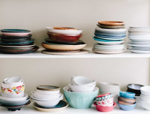 plates, home organizing in the Boston Northshore area